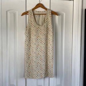 COPY - 🐞🪲JOIE Silk Tank Mini Dress with INSECTS Medium